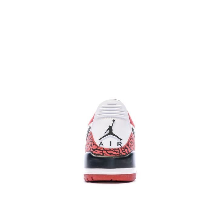 Baskets Homme Nike Air Jordan Legacy 312 Low Blanc Rouge Cuir