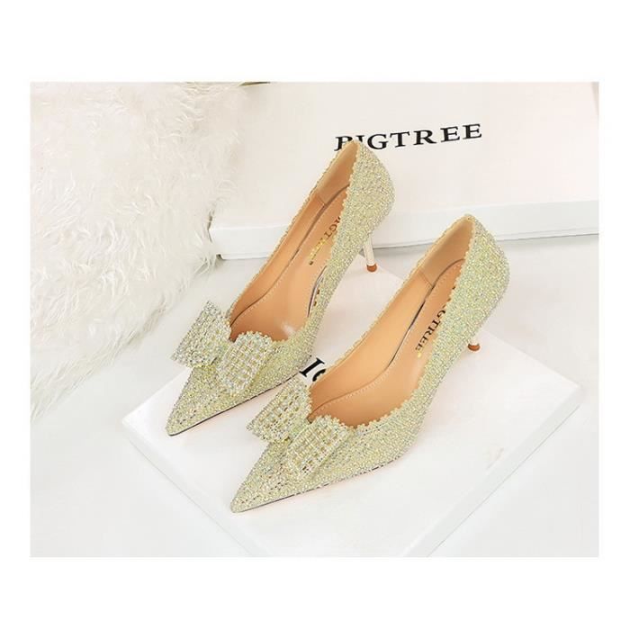 Escarpin compensé mariage top
