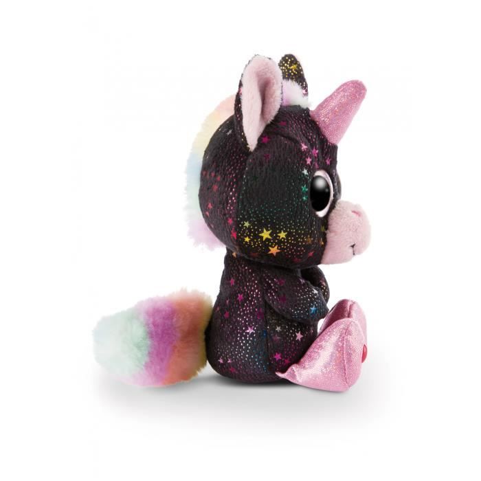 Nici peluche Glubschis licorne junior 15 cm peluche noire Cdiscount Jeux Jouets