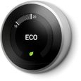 GOOGLE - Thermostat - Nest Learning Thermostat Stainless Steel-3