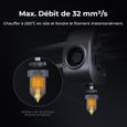 Creality K1 Max Imprimante 3D avec lidar AI polyvalent , caméra AI , 300*300*300 mm + 2 pcs rouleaux de filament PLA (Jaune + Rouge)-3