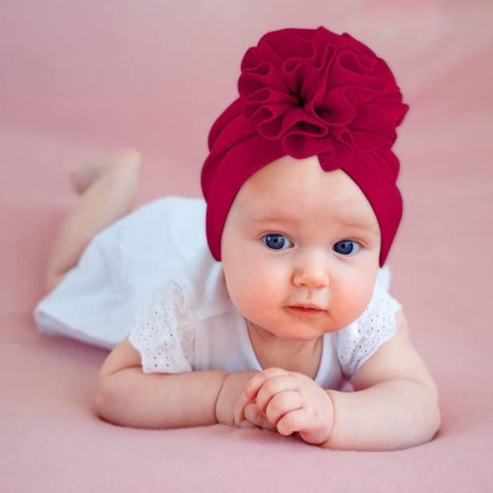 Bandeau bébé fille à fleurs