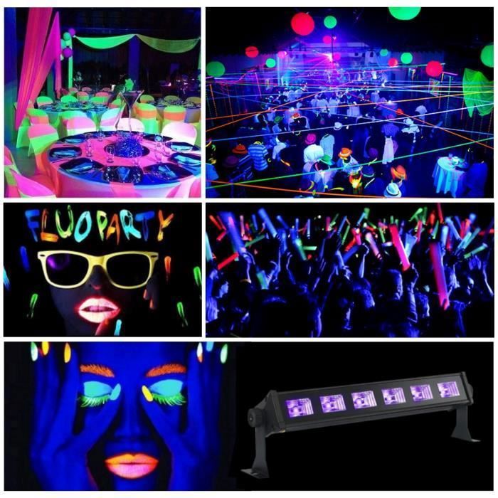 Ensemble de 8 jeux de lumière compacts et puissants + 1 portique acier  robuste - idéal soirée dansante anniversaire club bar disco - Cdiscount TV  Son Photo