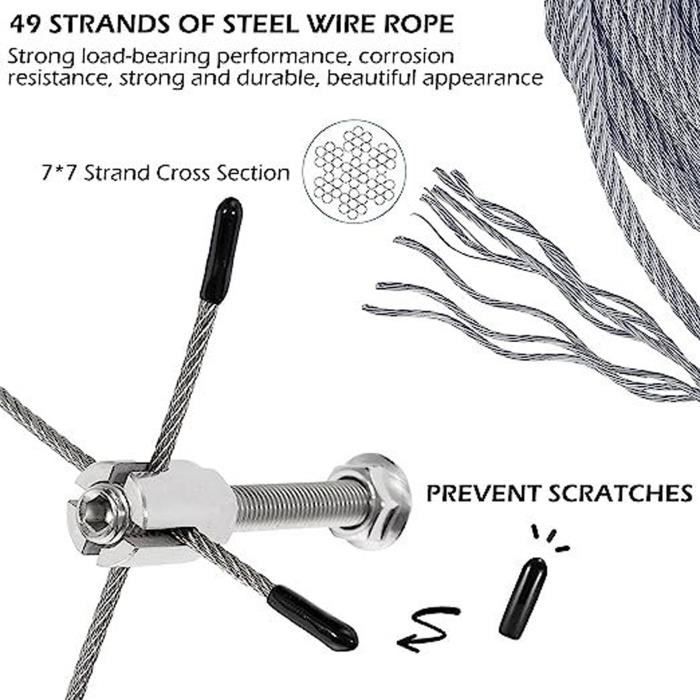 1 Ensembles De Treillis MéTallique Pour Plantes Grimpantes D'ExtéRieur, Attache En Acier Inoxydable 316 Kit De Treillis Metallique Pour Mur Vert B