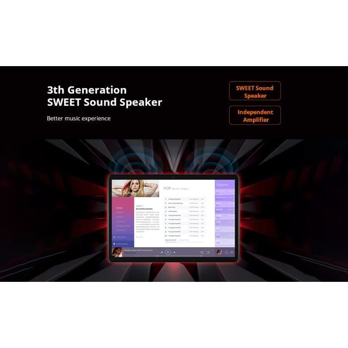 Tablet PC-Teclast T30 4GTablette tactile-10,1"3