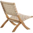 Lot de 2 fauteuils de jardin VERONE en bois d’acacia FSC et corde naturelle-4