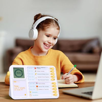 Minuteur Visuel Pour Enfants Avec Tableau De Planification - Outil TDAH Autisme, Méthode Pomodoro, Fournitures Scolaires Rentrée - 11