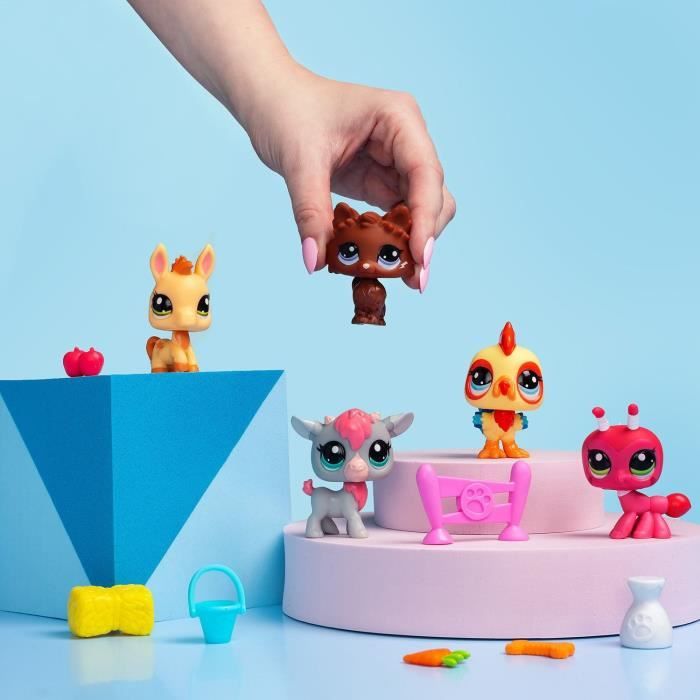 BANDAI Littlest Pet Shop Collector Set Thème de la ferme