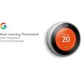 GOOGLE - Thermostat - Nest Learning Thermostat Stainless Steel-7