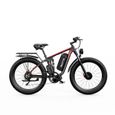 Vélo électrique DUOTTS S26 Écran couleur VTT 1500W Batterie 48V 20AH 120 km FAT BIKE 4.0*26-0