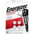 Pile bouton alcaline Energizer LR44/A76, Pack de 4-0