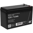 GreenCell®  Rechargeable Batterie AGM 12V 9Ah accumulateur au Gel Plomb Cycles sans Entretien VRLA Battery étanche-0