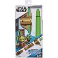 Star Wars Lightsaber Forge, Sabre laser de Yoda à lame verte extensible, jouet de déguisement personnalisable, dès 4 ans-0