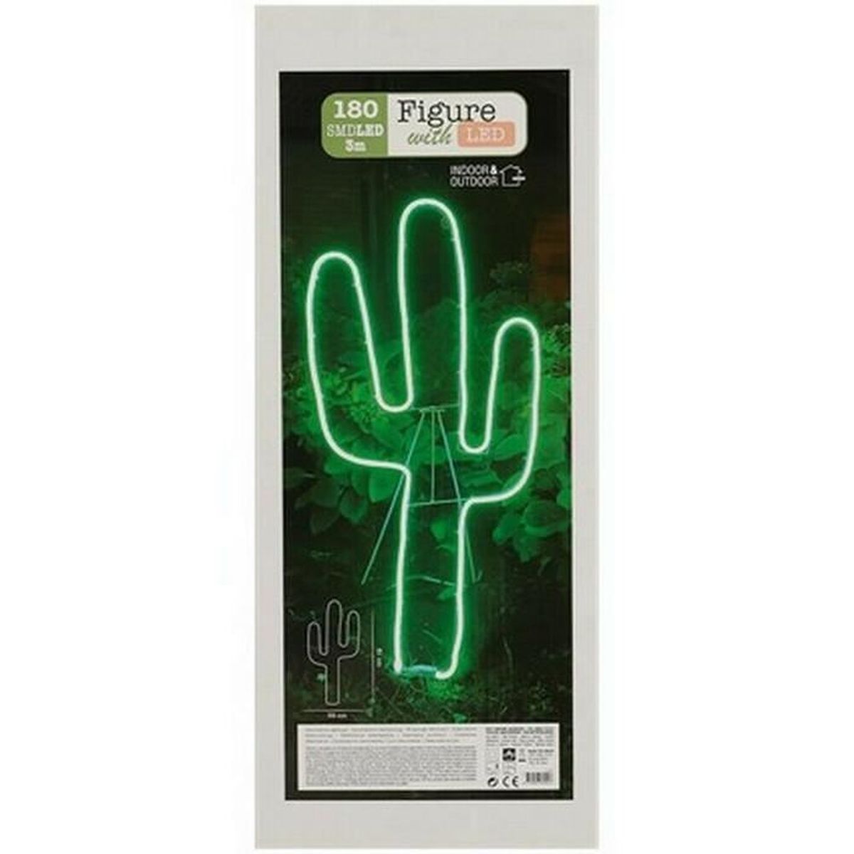 Grande Guirlande Lampe Exterieur Jardin Tube Cactus Illumination
