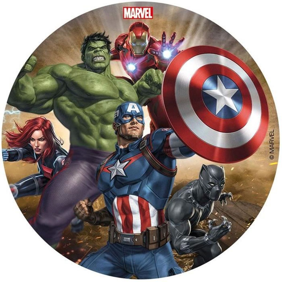 Disque En Sucre Avengers 16 Cm Ideal Gateau Anniversaire Cdiscount Maison Disque En Sucre Avengers 16 Cm Ideal Gateau Anniversaire Cdiscount Maison