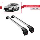 Barres de Toit ACE-2 Railing Porte-Bagages de voiture pour Mitsubishi Outlander (MK3) 2013-2018 - Gris