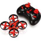 Eachine E010 Mini Drone 2.4G 4CH 6Axes Headless Quadcopter RTF Mode RC NOIR+ROUGE