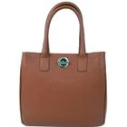 LAMARTHE Sac porté main femme Opéra cognac cuir de vachette foulonné pleine fleur