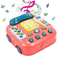 Jouet Téléphone pour Bébé Jouet Education Musical Précoce, pour Enfants Garçons et Filles