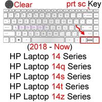 Clavier,Coque de protection en Silicone TPU pour ordinateur portable HP, 14g, 14q, 14 s, 14t, 14z, G14- Clear 2018-Now