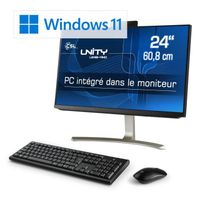 PC tout-en-un CSL Unity U24B-AMD - 3200G - 500 Go - 8 Go RAM - Win 11 Famille (FR)