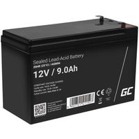 GreenCell®  Rechargeable Batterie AGM 12V 9Ah accumulateur au Gel Plomb Cycles sans Entretien VRLA Battery étanche