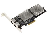 Carte  réseau PCIe 3.0 x4 2 ports Dual 10 Gigabit Ethernet - 2 Ports RJ45 10G avec Chipset AQUANTIA AQC113CS