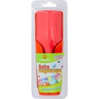 Boite magnetique bicolore rose rouge baton 100 pions jetons Kit Jeu Bingo Loto 3 en 1 Set accessoires carte animal