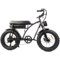 Bezior XF001, 12,5AH 48V 1000W, 26inch Shimano 7 vitesses, Vintage É - bike Charge Max120kg