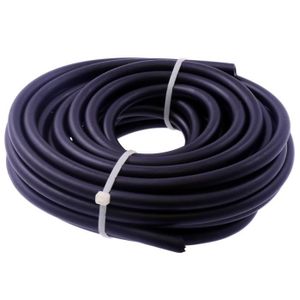 Durite Carburant Essence/Gasoil 7mm X 12mm – 15 Mètres NBR Nitrile – Tuyau Carburant Résistant Basse Pression – Noir