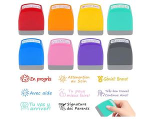 VGOODALL Lot De 12 Tapons Encreurs Colorés Pour Enseignants