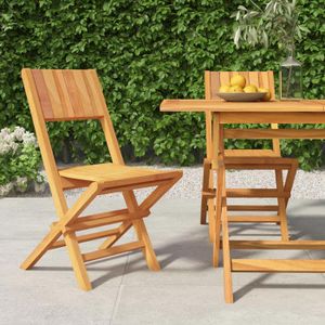 Chaise Pliante PrimeMatik En Teck Certifié - Style Et Robustesse Pour Terrasse, Jardin Ou Balcon