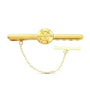Pince à Cravate Vintage Couleur Or - Accessoire élégant Pour Costume