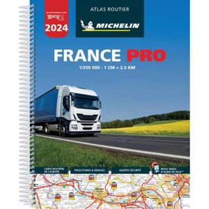 LIVRE TOURISME FRANCE Atlas routier France PRO 2024 Michelin