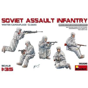 ACCESSOIRE MAQUETTE Figurines Soviet Assault Infantry Hiver Camouflag Cloaks - Unbekannt Mini Art 35226
