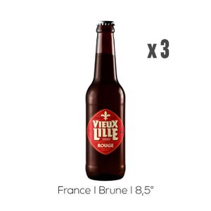 BIERE Vieux Lille Rouge - Bière - 3x33cl