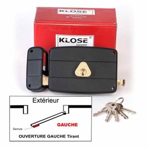 Serrure applique verticale - Achat / Vente pas cher