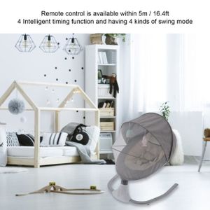Balancelle Bebe Transat Electrique Alpha Gris Cdiscount