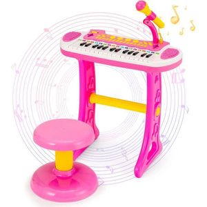 Piano Pour Enfants De 3 Ans Avec 31 Touches,tabouret,microphone, Effets Lumineu