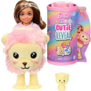 POUPÉE Barbie Chelsea Cutie Poupée surprise lion jaune