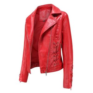 Perfecto cuir femme taille 48 Cdiscount
