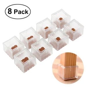 Anwenk Lot De 16 Embouts De Protection Pour Pieds De Chaise Meuble En Silicone Souple Carres Transparents Pour Pieds De Chaise De 2 9 A 3 5 Cm Silicone Caps 16 Pack Amazon Fr