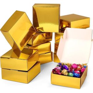 Panier cadeau bois - doré & noir - Spécialiste de l'emballage cadeau