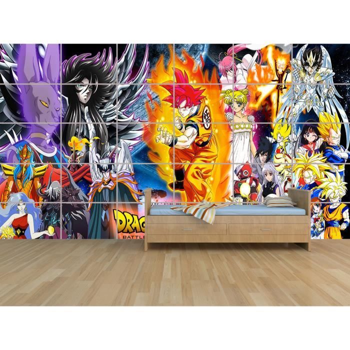 Stickers Muraux Dragon Ball Z (Dbz) - Sticker Vinyle Pour Enfant Goku  Nimbus, Décalcomanie Goten Trunks, Décalque Anime, Autocollant Pour  Adolescents