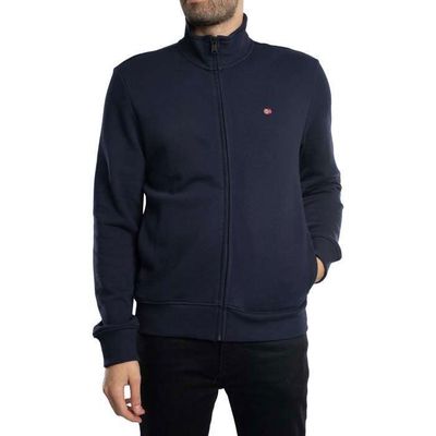 T-shirt Manches Longues Napapijri – Homme – XS – Bleu Marine – Coton
