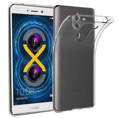 Funda de silicona para Honor X6, carcasa transparente de TPU suave para