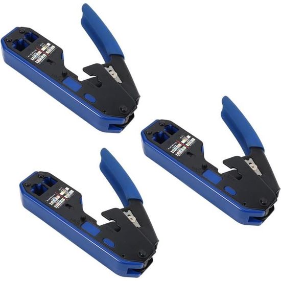 Outil De Sertissage Réseau Rj45 Pince À Dénuder Cutter Pour Connecteur ...