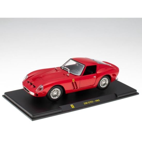 Voiture miniature de collection - Ferrari 250 GTO 1962 - Rouge - FN010