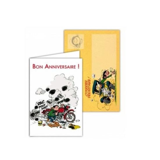 Gaston Lagaffe Carte Bon Anniversaire Moto Format 12x17 Cdiscount Beaux Arts Et Loisirs Creatifs Gaston Lagaffe Carte Bon Anniversaire Moto Format 12x17 Cdiscount Beaux Arts Et Loisirs Creatifs