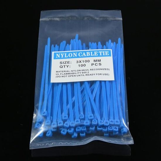 Lot De 200 Attaches De Câble En Nylon Autobloquantes De 15,2 Cm Pour écrire Sur Des étiquettes